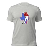 Bryson DeChambeau Golf & Texas State Silhouette Cotton Short Sleeve Shirt Athletic Heather