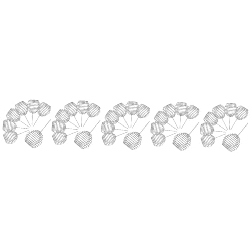 Sosoport 5 Juegos Suministro De Jardín Fertilizante Celador Jardin Herramientas Jardin Accesorio De Jardinería Contenedor De Fertilización De Siembra Acero Inoxidable 10 Uds * 5