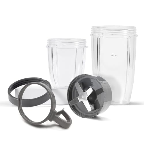 NutriBullet Deluxe Upgrade Kit (As Seen on High Street TV), Packaging may vary, Grey