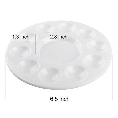 Lotfancy Paint Tray Palettes, Plastic Plastic Paint Pallets For Kid, 32 Pack, Diy Craft Professional Art Acrylic Painting With 10 Wells, Washable #TOP1