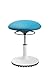 Produktbild TOPSTAR Living Chair Move Kids höhenverstellbarer Kinderhocker mit drehbarem Sitz, Sitzhöhe von 39-47 cm, Kunstleder türkis