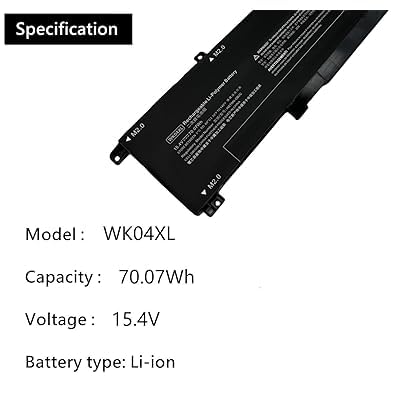 Image of WK04XL Battery for Compatible HP OMEN 16-b 16-c Series HP Victus WK04 WKO4XL 16-D0001UR 16-D0023DX 16-D1113TX 16-E0005UA 16-E0194NW HSTNN-IB9V HSTNN-OB2C HSTNN-WB0B M38822-1D1 M39179-005