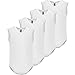 Produktbild Baby-Body | 4er Pack | Träger | einfarbig gestrickte Hochzeit | Baumwolle | 3-18 Monate, Weiß 3 Monate