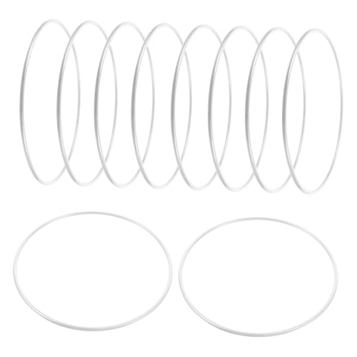 Aros de metal para manualidades DIY de hierro Nuobesty un pack de 10 piezas redondas 2