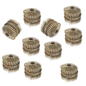 #US 3600Pcs 7/8" 0.12" Smooth Galvanized Coil Roofing Nails 3/8" Head Diameter