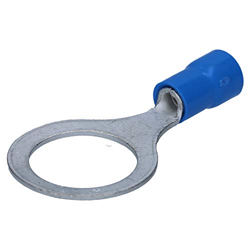 Cosse à œillet isolée M12 Cembre BF-M12 bleue en lot de 50 pour câbles de 1,5 à 2,5 mm²