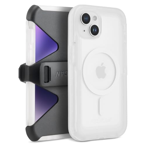 Coque rigide iPhone 15 Plus Pelican Voyager évite jaunissement et chutes