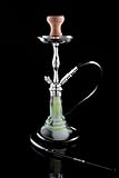 Keyif PN 480 Edition Frosted Earthquake Chrome Shisha Hookah 50 cm and Silicone Hose Approximately 150 cm