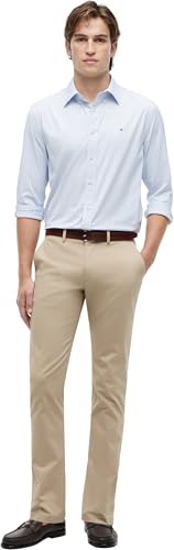 Tommy Hilfiger Herren Hose Core Bleecker 1985 Pima Cotton Chino, Beige (Batique Khaki), 40W/32L – Ansicht 5