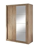 shetland family 4+2 for sale Une armoire spacieuse avec deux portes coulissantes et un miroir pour agrandir visuellement l'intérieur. Fabriquée en panneau stratifié résistant, elle est dotée d'une bordure en ABS robuste.