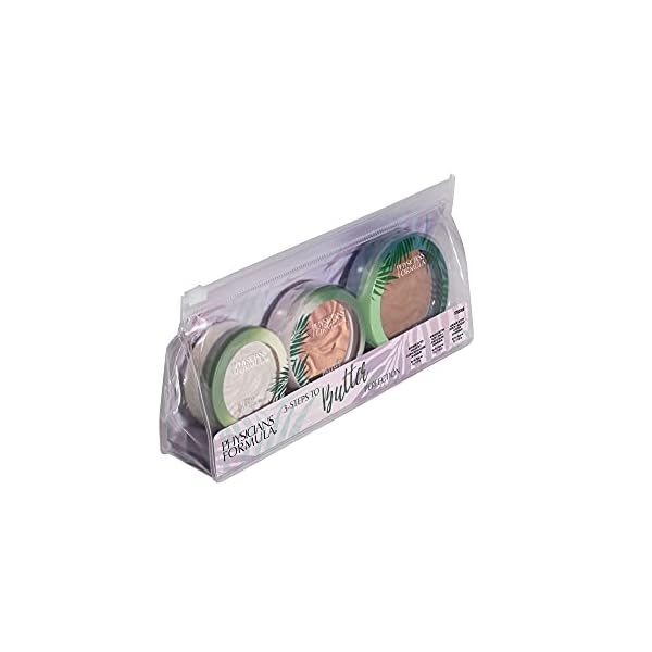 Physicians Formula 3Steps to Butter Perfection Butter Bronzer Highlighter and Blush, Multi, 0.81 Ounce