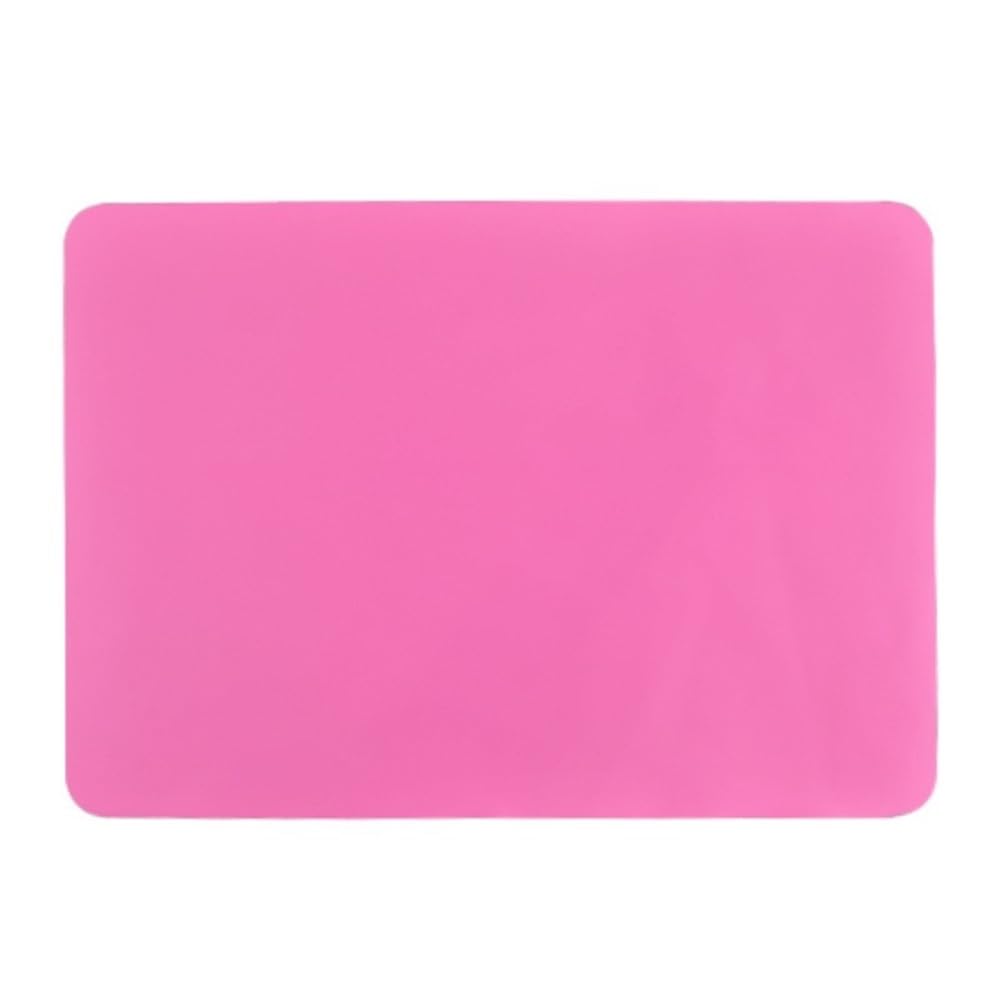 12colors Silicone Pad Waterproof Placemat Table Mat Heat Insulation Pad Anti-skidding Washable Resin Pad for DIY UV Epoxy Crafts(Rose)