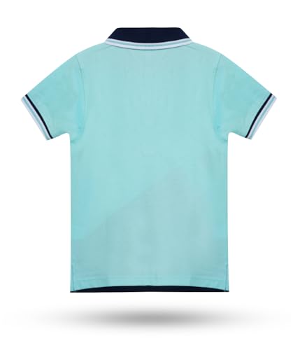 Image of DECHADO Pure Cotton Half Sleeve Polo Neck Regular Fit Boys T-Shirt | Kids T-Shirt | Boys T-Shirt | Tshirts for Kids Boys | Cotton Tshirt