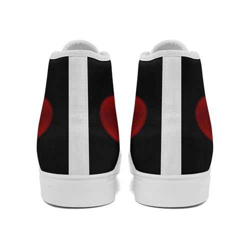 Trendy High-Top Canvas Sneakers for Teens, Girls & Boys Lightweight & Breathable Classic Casual Shoes for Streetwear3