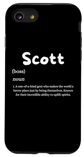 Scott Definition ���O����J�X�^���R�X�`���[�� �X�R�b�c�p �X�}�z�P�[�X iPhone SE (2020) / 7 / 8 �p