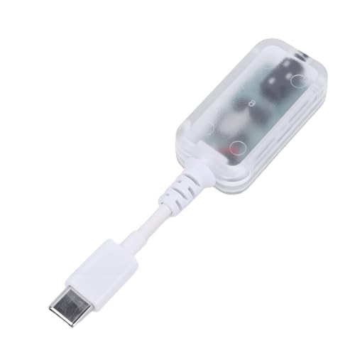 Jectse Módulo de Radio DSP, Módulo Receptor FM con Chip807FP para Teléfonos Inteligentes OS, Alimentación USB OTG, Rango de Frecuencia de 50 MHz-115 MHz, Visualización de Parámetros