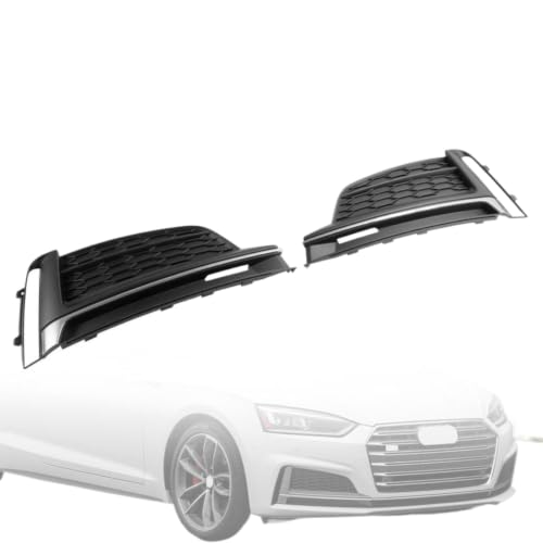 Rejilla para luz antiniebla delantera de 2 uds para Audi A5 S-Line y S5 modelos 2018 a 2019