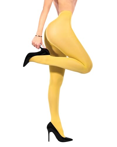Image of sofsy 10-Year Hosiery Craftsmanship - Italian 40 Den Run Resistant Opaque Tights for Women | High-Waist, Reinforced Toe
