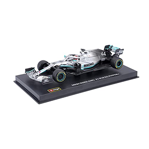 Bburago B18-38049H 1:43 F1 Mercedes Amg Petronas W10 Eq Power+ With Hemlet Hamilton #TOP3