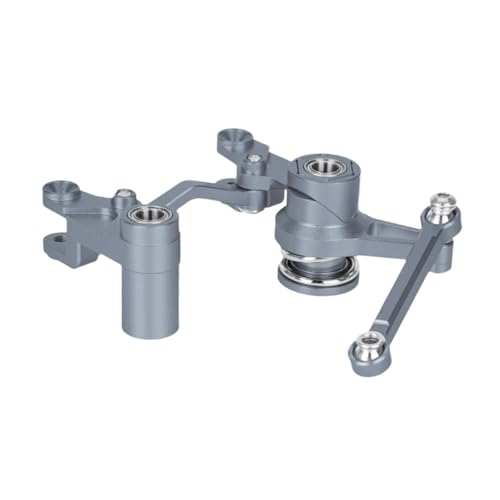 Colaxi RC Steering Assembly Parts RC Car Parts Sturdy Assembly DIY Modified Upgrade Accessories Steering Kits for 1:10 RC Car Trucks, Argent