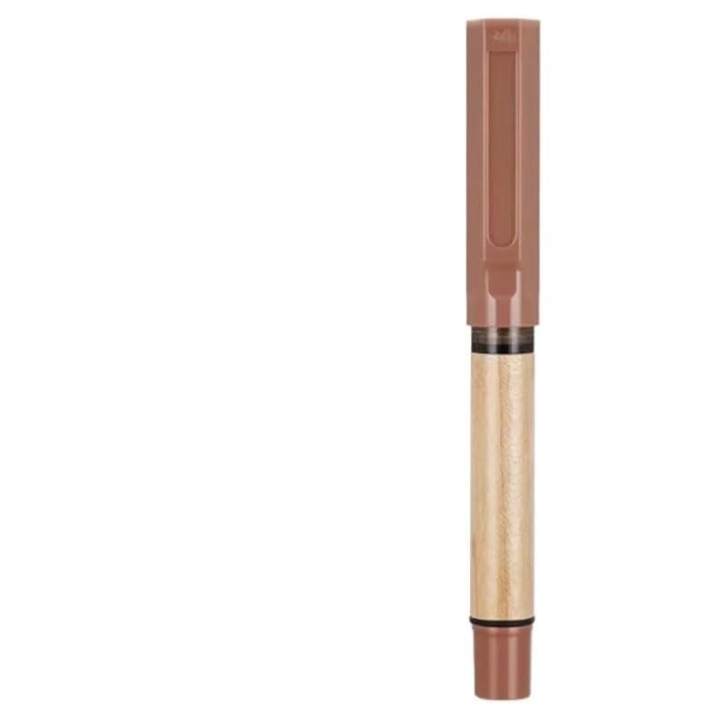Stylo plume en bois authentique, pointe F de précision pour fournitures