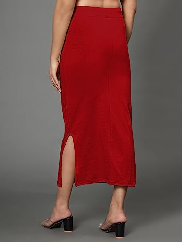 Image of Jaanvi fashion Women's Cotton Mermaid Saree Shapewear,Petticoat,Skirt, Comfortwear