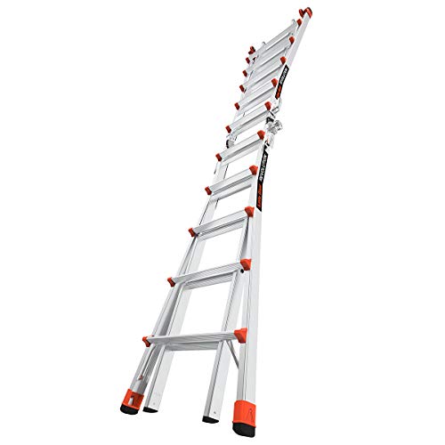 Little Giant Ladders, Revolution, M22, 6-18 Foot, Multi-Position Ladder, Aluminum, Type 1A, 300, 300 lbs Weight Rating, (12022)