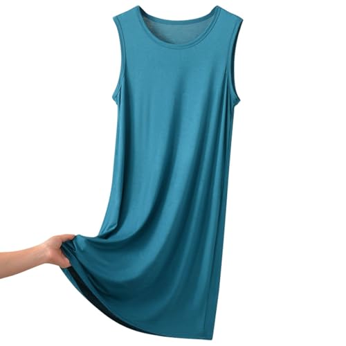 Robe décontractée sans manches contre la chaleur du printemps été