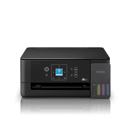 Image of Epson EcoTank L3360 (New Launch) WiFi All-in-One InkTank A4 Colour Printer, Scanner, Copier for Home & Office, 5760x1440dpi Resolution, with LCD Screen and Mobile Printing Feature