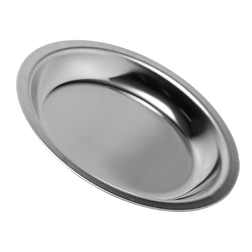 Garneck Tea Bag Storage Mat Stainless Steel Teabag Dish Lightweight and Simple Design for Cups for Home and Kitchen Organization