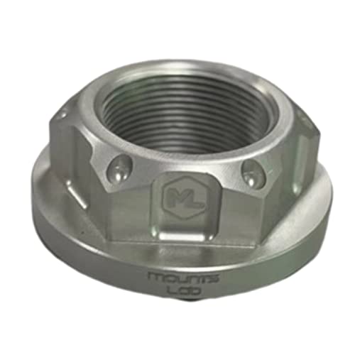 Mounts Lab Motomount R7 Aluminum Open/Flanged Upper Yoke Nut M22x1.00mm for Yamaha R7 Phone/Camera/GPS Mount Adapter