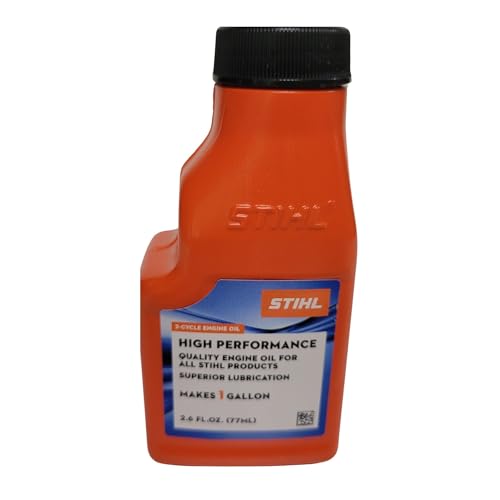 STIHL 0781 319 8008 2.6 Ounce High Performance 2 Cycle Engine Oil, 6 Pack