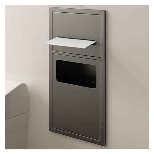 Niche de douche encastrable pour optimiser le rangement mural gris en inox