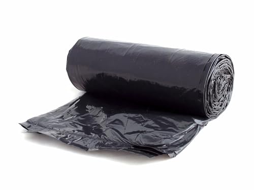 Aluf Plastics T-Tough Roll Pack Low Density Repro Blend Star Seal Coreless Rolls Bag, 55-60 Gallon Capacity, 58" Length x 38" Width, XXH Strength, Black (Pack of 100) by Aluf Plastics - Image 2