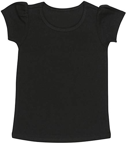 Image of ToBeInStyle Infant Girls' Scoop Neck Puff Sleeve T-Shirt