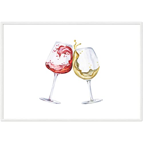 Décoration murale encadrée Cheers Wine pour sublimer votre salon - 5
