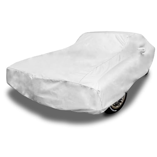 Image of Budge TrueFit Plus Custom Car Cover Fits Chevrolet Chevelle 2-Door 1968, Automotive Full Exterior Indoor Outdoor Car Cover, Waterproof All Weather Rain Snow UV Sun Hail Protector for Automobiles