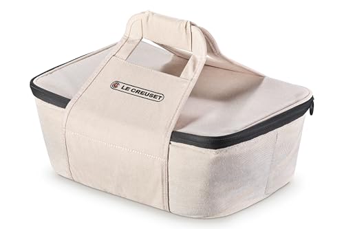 Image of Le Creuset Heritage Rectangular Bakeware Tote Bag, Ecru