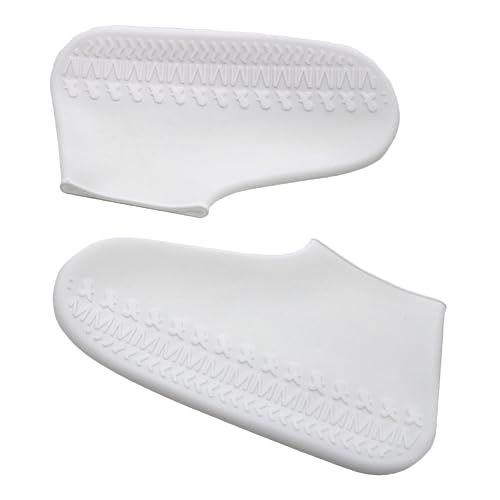 GOOHOCHY Galoshoes Cover Anti-Slip Silicone Thicken Rain Shoes Waterproof Washable for Hiking Walking Work