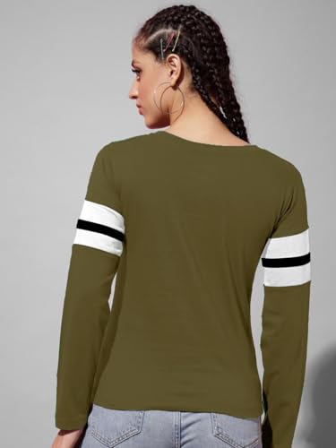 Image of THE DRY STATE Women Cotton Half Sleeve Round Neck Tshirt