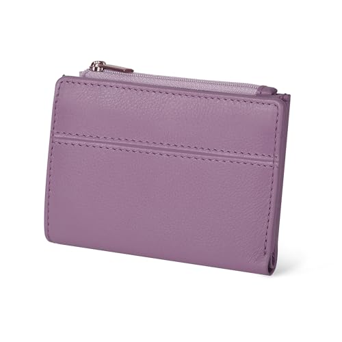 Image of Oak Leathers Wallet For Women Full Grain Leather - Small RFID Coin Purse Credit Card & ID Holder for Ladies,Bifold Wallets for Teenager | Small
