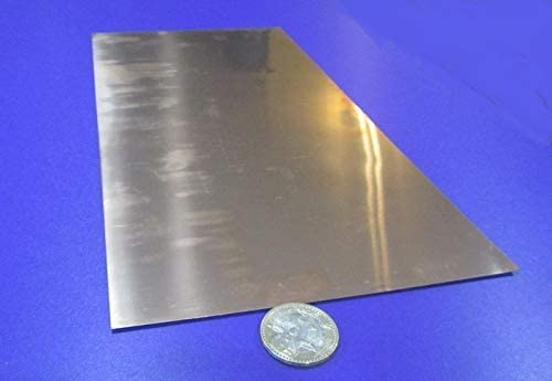 510 Phosphorus Bronze Shim .008" Thick x 6.00" Width x 12.00" Length 1 Pc