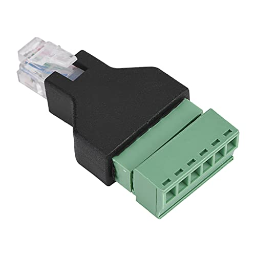 RJ12 Hane till Skruv Terminaladapter 6P6C - 1 St Ethernet Adapter