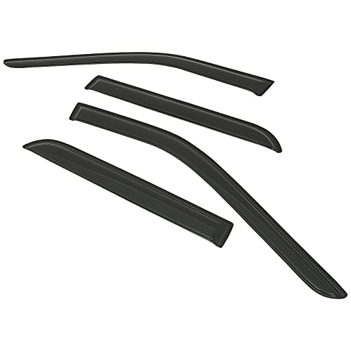 SCITOO Outside Mount Window Visor Deflector Rain Guard Dark Smoke, 4 Pcs Set Fit for Explorer 2011 2012 2013 2014 2015 2016 2017 2018 2019 by SCITOO - Used condition - Image 9