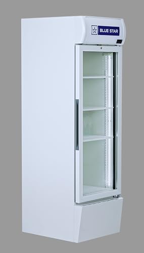Image of BLUE STAR TC330V Single Door Visi Cooler or Glass Door Commercial Refrigerator 305 Liters (White)