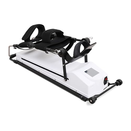 HZFAIGLL Electric Knee Leg Rehabilitation Trainer, Lower Limbs Exercise Device with LCD Display, Angle and Speed Adjustable, Wireless Remote Control