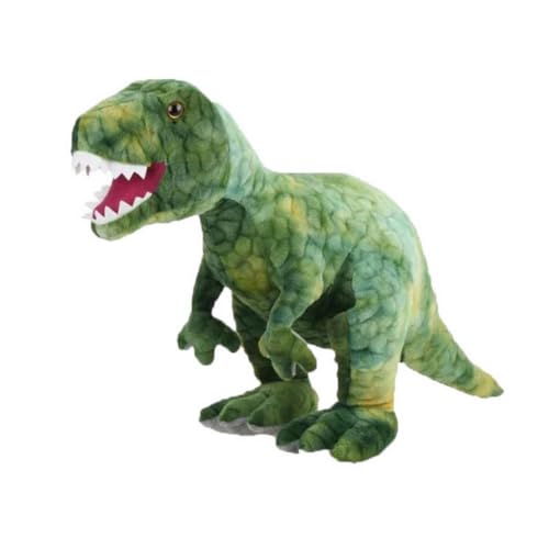 NatureMan Stuffed Dinosaur Plush Giant T-Rex Toy - 23.6inch Lifelike Stuffed Tyrannosaurus Animal for Boys,Simulation Dinosaur Plush Doll(Green)