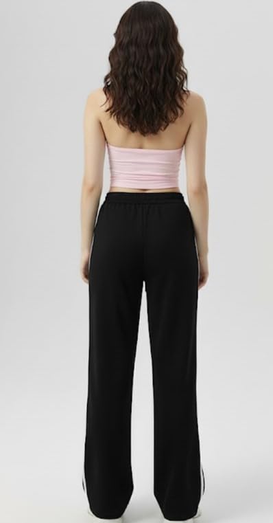 Image of FASHA Women Jogger & Crop Top Set | Stylish 2-Piece Co-Ord Lounge Wear for Women | High Waist Joggers with Trendy Crop Top | Casual Wear | Gym Wear | Travel Outfit|Tracksuit Co-Ord for Girls