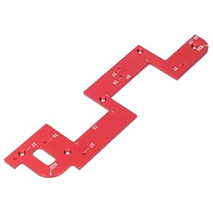 Eacam Kabinettsschlitzvorlage Z-förmig 26/37 Lochabstand