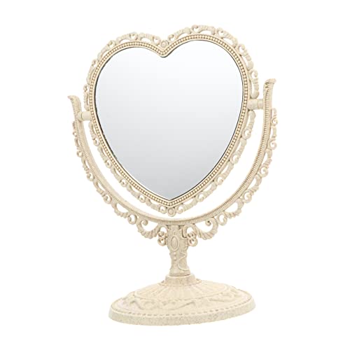Espejo de Maquillaje Vintage Giratorio Para Mesa